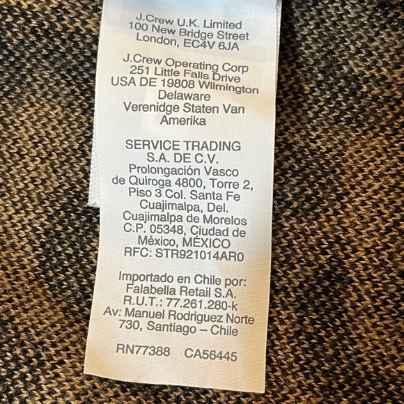 J.Crew Sophie Sweater Blazer Cardigan Animal Leopard Print Marino Wool, Sz Small - Picture 12 of 13